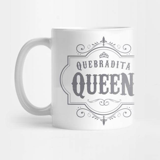 Quebradita queen - gray vintage design by verde